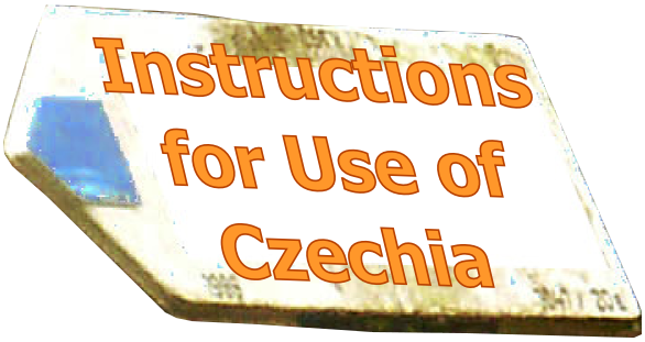 Instructions for Use of Czechia